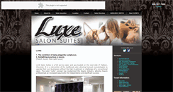 Desktop Screenshot of luxesalonsuites.com